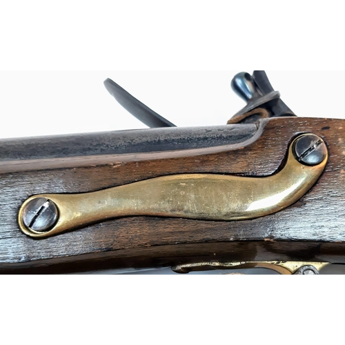 431 - A Deactivated Rare Enfield Tower Flint Lock Rifle. Comes with an EU deactivation certificate. Muzzle... 