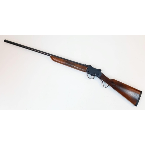 493 - A W.W. Greener 12 Gauge Deactivated Single Barrel Shotgun. Very good condition - 74cm barrel length.... 