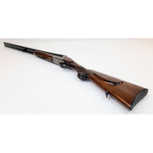 326 - A Deactivated 16 Gauge Kettner Side by Side Shotgun. Cologne model. Double triggers. Clean barrels a... 