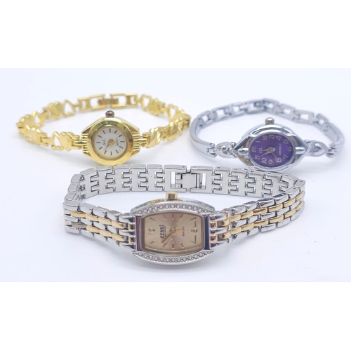 1799 - A Parcel of Ladies Quartz Cocktail Watches by Censi Collection & SL. All with new batteries fitted N... 