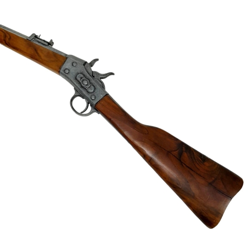 268 - A FULL SIZE REPLICA OF A SINGLE SHOT SHARPS RIFLE a/f. UK Mainland Sales Only.