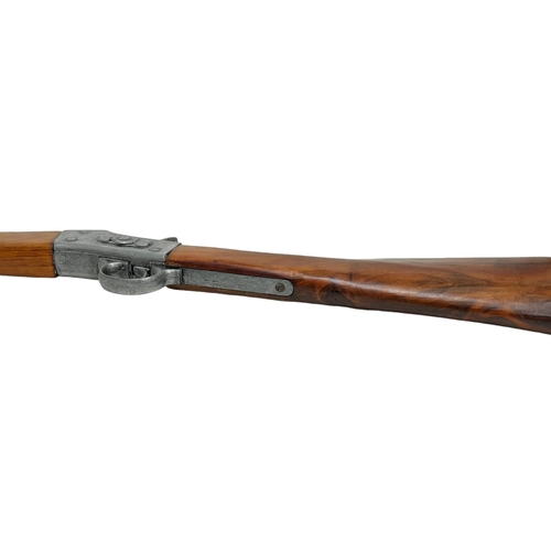 268 - A FULL SIZE REPLICA OF A SINGLE SHOT SHARPS RIFLE a/f. UK Mainland Sales Only.