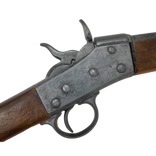 268 - A FULL SIZE REPLICA OF A SINGLE SHOT SHARPS RIFLE a/f. UK Mainland Sales Only.