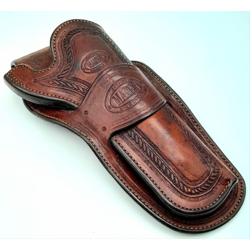 866 - A High Quality, Excellent Condition, Leather Western Holster Suitable for Peacemaker/Army.45 etc Siz... 