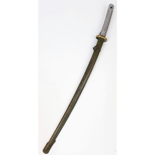 173 - A WW2 Japanese Nco’s Sword. A very good example with nice markings from the Tokyo Arsenal and serial... 