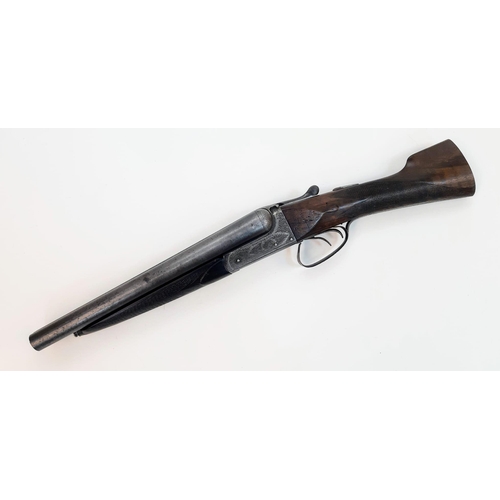 247 - A Vintage Deactivated 12 Gauge Side by Side Sawn-Off Shotgun. This British Mortimer made gun has 11 ... 