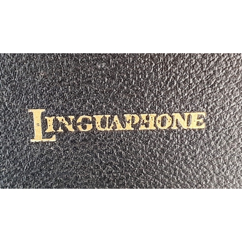 369 - A 1930’s British Gramophone Made by Linguaphone. Used by an RAF Squadron during WW2. Working.