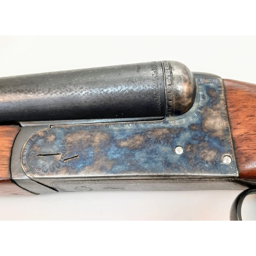 394 - A Vintage Deactivated 12 Gauge Side by Side Sawn-Off Shotgun. This Italian Sable made gun has 11 inc... 