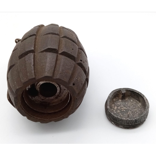 407 - WW1 N° 5 Mills Grenade with early alloy base. International shipping is not available on this item.