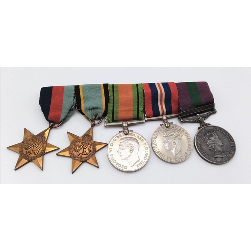 82 - A WW2 British Air Crew Europe Group Awarded to Sqn Leader F.S Wright. Thanks to the G.S.M with Malay... 