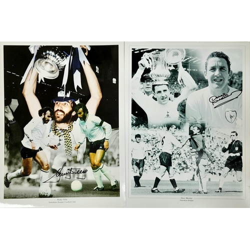 171 - COYS A SPURS FANS DREAM LOT COMPRISING OF A FRAMED MONTAGE OF 5 ACTION PHOTOS AND AUTOGRAPH OF GARET... 