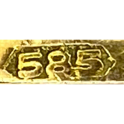 321 - A 9K YELLOW GOLD CHINESE SYMBOL 