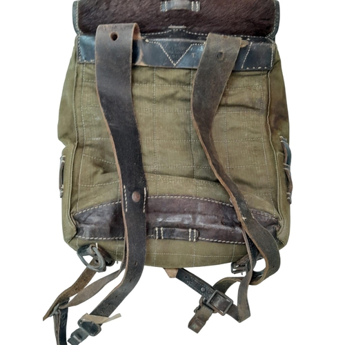 414 - A WW2 German 1942 Dated Tournister “Pony” Backpack. These were favoured by the Hitler Youth.