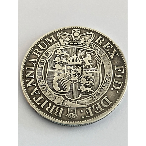 42 - GEORGE III SILVER HALF CROWN 1819 in Very/extra fine condition. No spotting or shading. A high grade... 