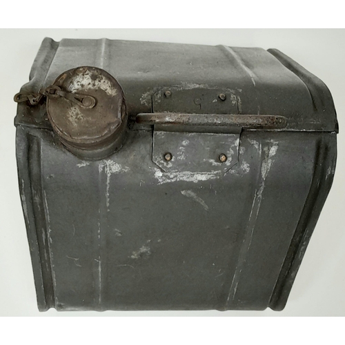 435 - A WW2 German Motorcycle & Side Car Fuel Can with insignia of the 252nd Infantry Division.