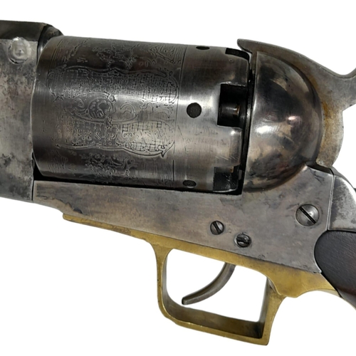 192 - A Deactivated Rare Antique Colt Dragoon 1847 Pistol. This rare, heavy .44 calibre six shot revolver ... 