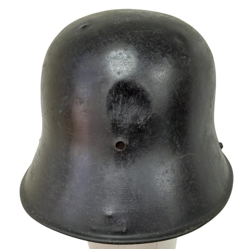 89 - M1927 Irish Free State Helmet Made by Vickers Ltd. Nice makers stamp and serial no.