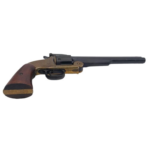 360 - An Excellent Condition Vintage, Full Weight and Size, Inert Retrospective Copy of an Army Revolver 1... 