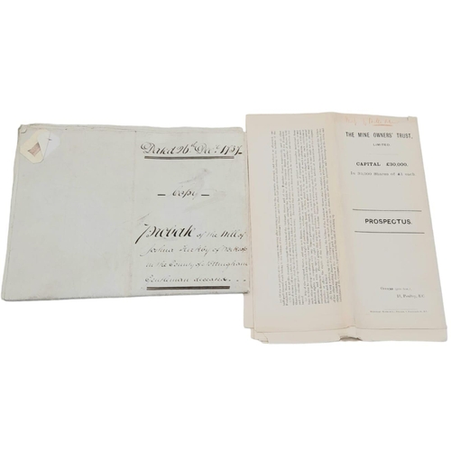 984 - A Parcel of Two Extremely Rare Antique Historical Documents Comprising; 1) 1737 Dated Original Copy ... 