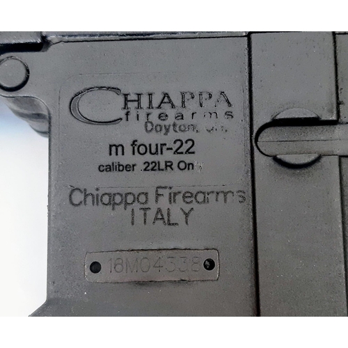 662 - A Deactivated Chiappa M-Four-22 Semi-Automatic Rifle. This Italian .22 calibre gun has a 17 inch bar... 