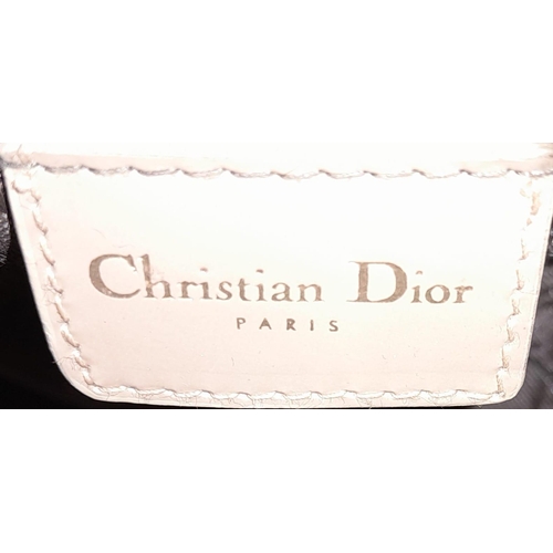 10 - A Christian Dior Large Lady 'Diana' Dior Bag, quilted patent leather with gold tone hardware and Dio... 