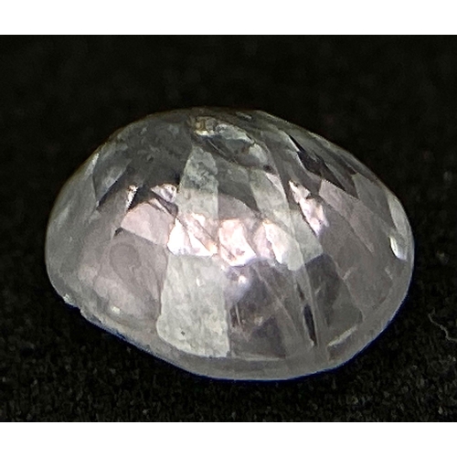 1390 - A 0.78ct Madagascar Natural White Sapphire, in the Oval Faceted cut. Comes with the AIG Certificate.