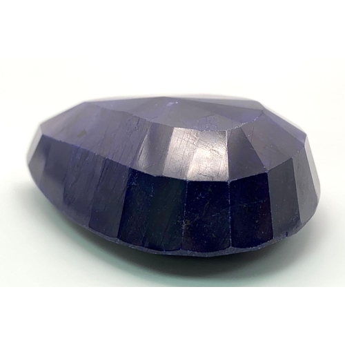 1561 - A 473.06ct Large Pear Shape Blue Sapphire Gemstone. Comes with the IGLI Certificate