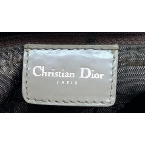 10 - A Christian Dior Large Lady 'Diana' Dior Bag, quilted patent leather with gold tone hardware and Dio... 