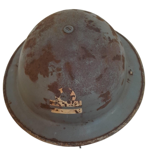 428 - A WW2 British Naval MKII Helmet Dated 1939. Maker: F&L – Fisher & Ludlow Birmingham.