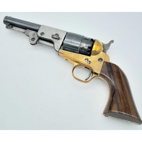 1407 - A Vintage High Quality Retrospective Copy by Uberti of an 1850 Short Barrel Colt Blank Fire Revolver... 