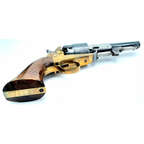 1407 - A Vintage High Quality Retrospective Copy by Uberti of an 1850 Short Barrel Colt Blank Fire Revolver... 