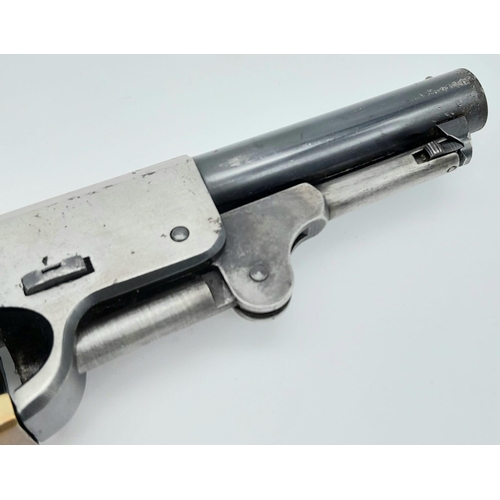 1407 - A Vintage High Quality Retrospective Copy by Uberti of an 1850 Short Barrel Colt Blank Fire Revolver... 