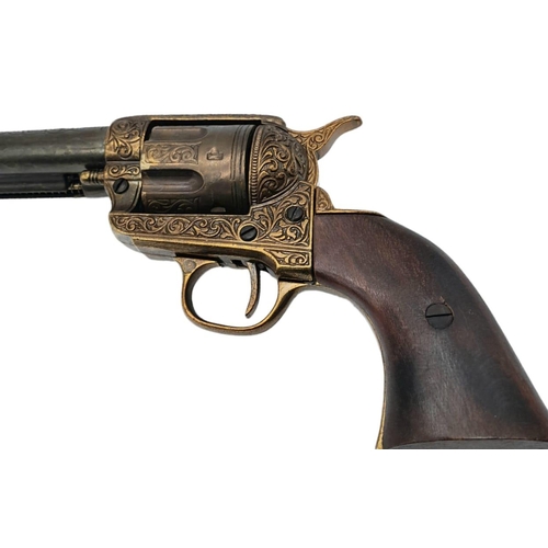 860 - An Excellent Vintage Retrospective Copy of a Bronze Finish 1886 Colt Peacemaker .45. Full Weight and... 