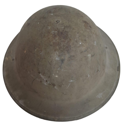 33 - A Rare Polish (Named) Polish WW2 Helmet. The shell and liner are British and are dated 1941 and 1940... 