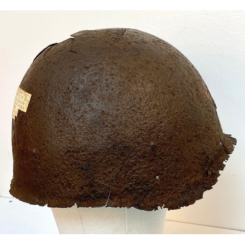 444 - A WW2 Russian Helmet Found in the Grounds of Spandau Prison in the 1980s. Not in the best shape so A... 