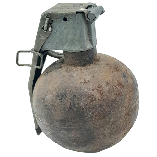 69 - Vietnam War Era INERT US M.67 Grenade. The idea was that every all-American boy could throw a baseba... 