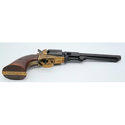 1240 - An Excellent Condition Vintage, Full Weight and Size, Inert Retrospective Copy of an Army Revolver 1... 