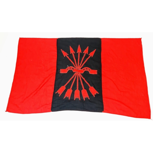 209 - Spanish Civil War Period Falange Flag (1939-1939) Flown by the Franco Troops and the German Condor L... 