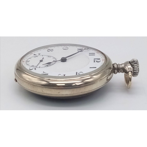 299 - 3rd Reich “Brown Shirts” Pocket Watch. 1930’s Swiss Made Pocket Watch with the buckle centre from a ... 