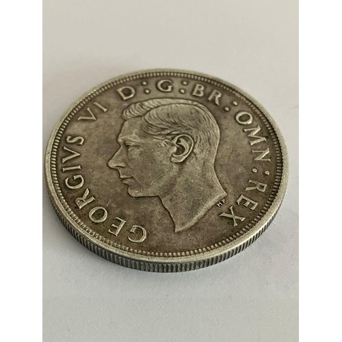 328 - 1937 SILVER CROWN in Extra fine/brilliant condition. Having bold and clear raised definition to both... 