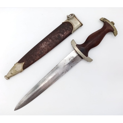 34 - Early 3rd Reich S.A Dagger. A very straight piece with lots of potential for restoration. Very Rare ... 