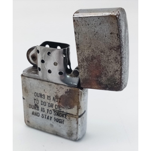 575 - Original Vietnam War Era 1st Air Cav Zippo Lighter. Date Coded on the base 1967. Lighter engraved 19... 