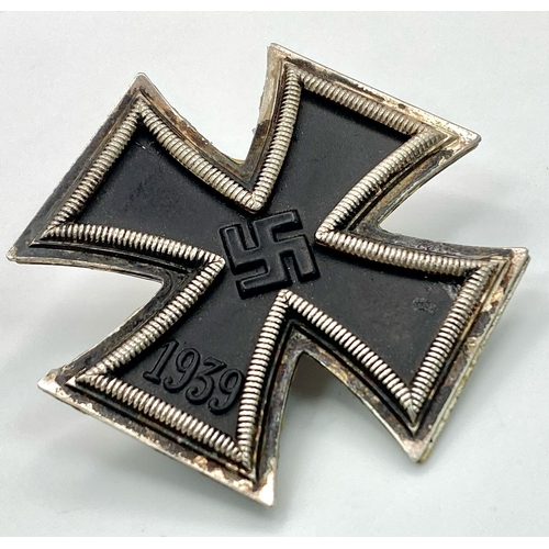 83 - WW2 German Iron Cross 1st Class. 3 part construction with an iron core.