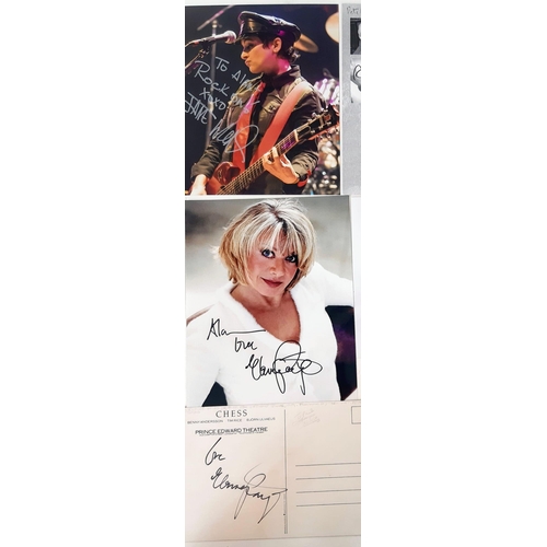 366 - Ten Autographed/Signed Pictures of British and American Pop Stars. Includes: Mel C, Sarah Harding, B... 