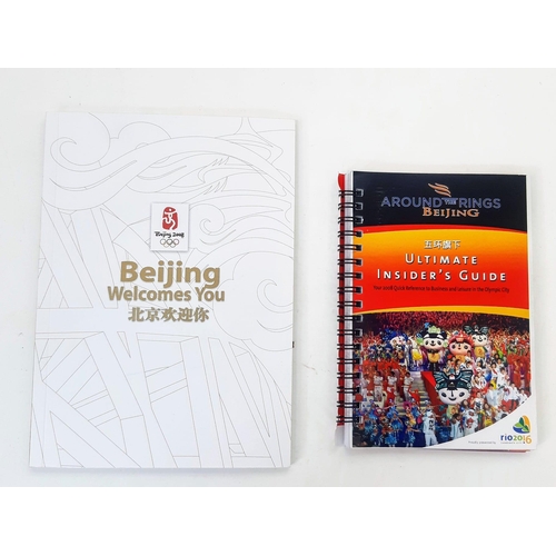 1372 - A Beijing 2008 Olympics Press/Media Pack. Includes tickets, brochures and other collectibles. Comes ... 