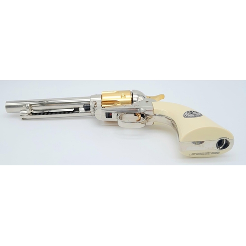 1098 - An Unused, Limited Run Two Tone, Colt Peacemaker SAA.45 Single Action Army Co2 Powered Revolver. Ful... 