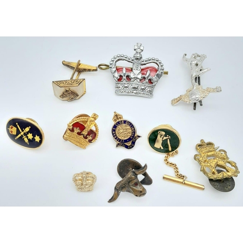 1497 - A Collection of Military Badges, Medals, etc. Including scarce 1996 NRA Natal Medal and Vintage Rifl... 