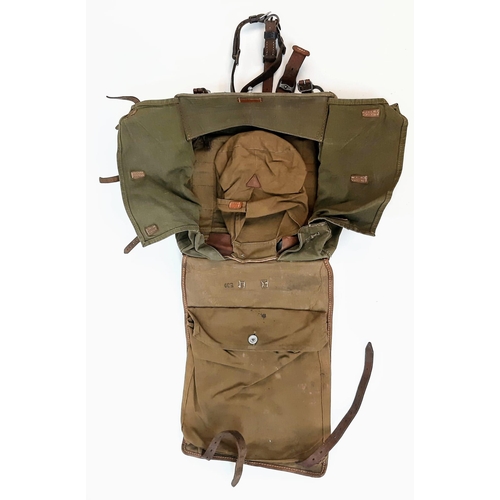 511 - WW2 German Tournister “Pony Pack” Dated 1939. Used by the Hitler Youth and ground troops.