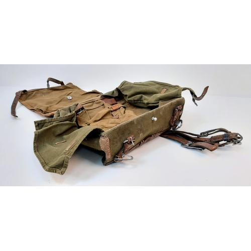 511 - WW2 German Tournister “Pony Pack” Dated 1939. Used by the Hitler Youth and ground troops.