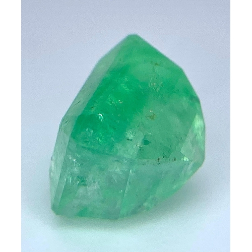 604 - A 3.48ct Rare Panjshir, Afghanistan Emerald Gemstone. Comes with the GFCO Swiss Certificate